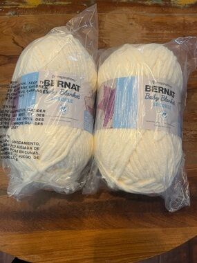 New In Original Packaging Bernat Baby Blanket Yarn